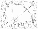 Sagittarius Zodiac Coloring Page  Home sketch template