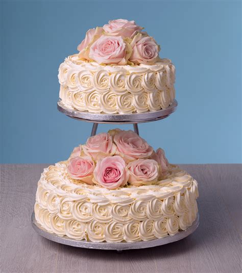 Wedding Cake (Fresh Cream) WFC_029 - Paul's Bakery