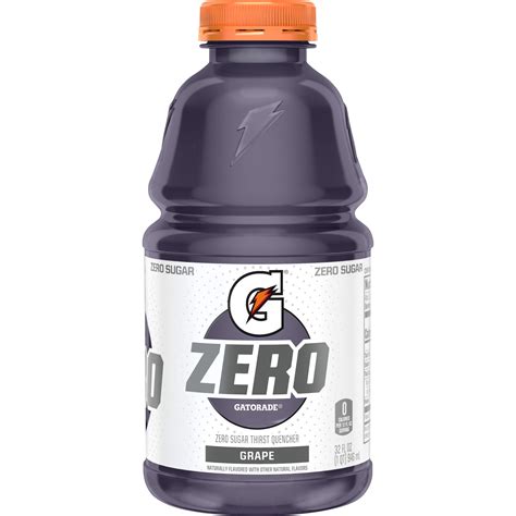 Gatorade Zero Sugar Thirst Quencher, Grape, 32 oz Bottle - Walmart.com ...