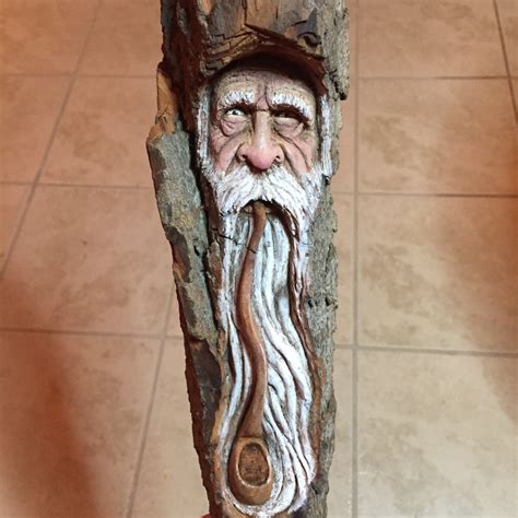 Wizard, Wood Carving, Sculpture, Magic, Fantasy, Handmade Woodworking ...