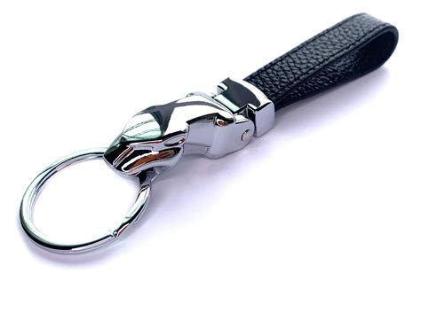 Mehr Jaguar Genuine Leather Key Chain - Elegant Keychain - Key Ring ...