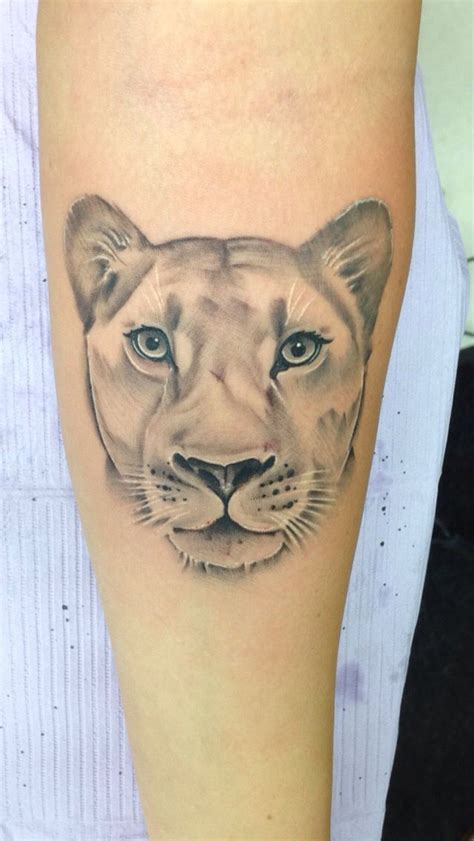 small lioness tattoo - Google Search | Lioness tattoo, Forearm tattoo ...