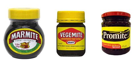 Marmite, Promite, and Vegemite Comparison | Erica Swallow's Blog