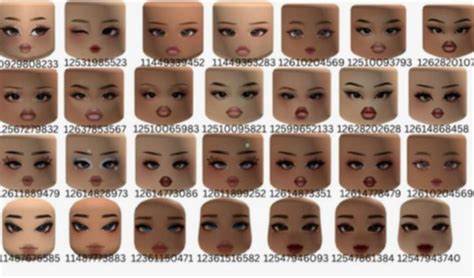 Makeup face codes | Coding, Roblox codes, Roblox