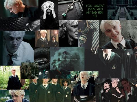 Download Aesthetic Draco Malfoy Collage Wallpaper | Wallpapers.com