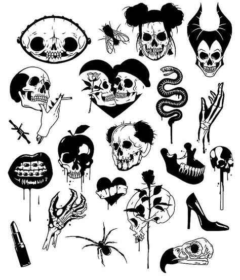 Pin by Clay Henderson on Tattoo drawings | Creepy tattoos, Spooky tattoos, Halloween tattoos