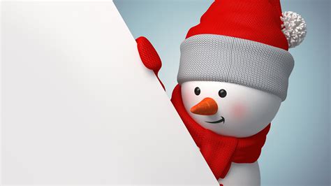 Snowman, Christmas, Holiday, 4k, HD Wallpaper | Rare Gallery