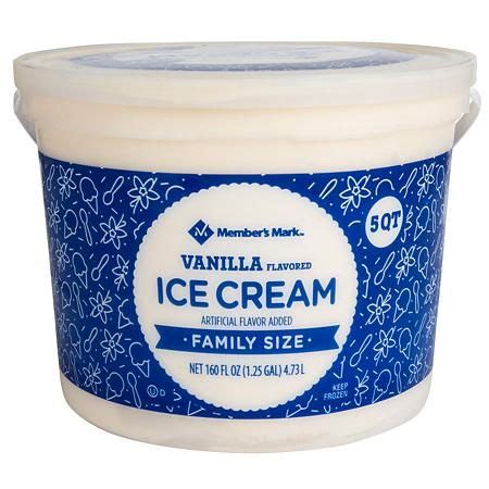 Member's Mark Vanilla Ice Cream (5 qt.) - Sam's Club | Ice cream sundae bar, Flavor ice, Ice cream