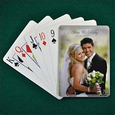 Wedding Playing Cards Favors with my Wedding Photos