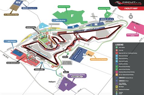 Circuit Of The Americas Nascar Layout