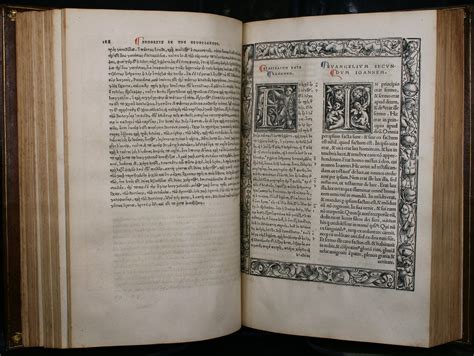 1519 Erasmus Greek New Testament Novum Testamentum by Desiderius Erasmus of Rotterdam: Johann ...