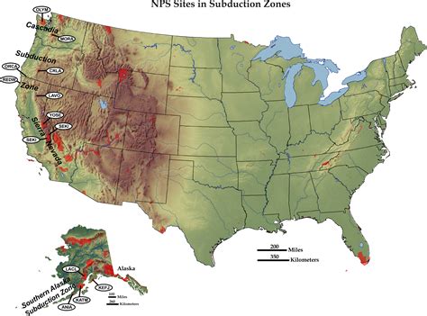 Convergent Plate Boundaries—Subduction Zones - Geology (U.S. National Park Service)