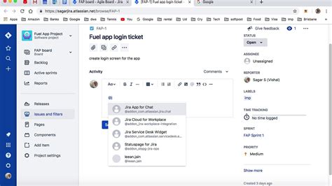 How to mention or tag a user in Jira ticket description or comment | How to notify users - YouTube