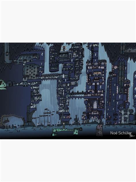 "City of tears map - Hollow Knight" Poster for Sale by Destiny-77 | Redbubble