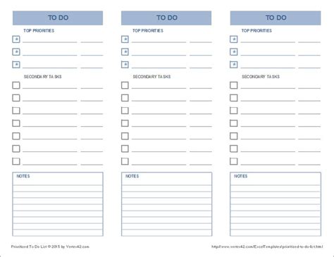 Prioritized To Do List | To do lists printable, To do list, List template