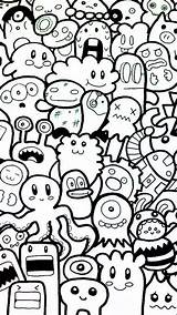 Printable Adult Doodle Coloring Pages sketch template