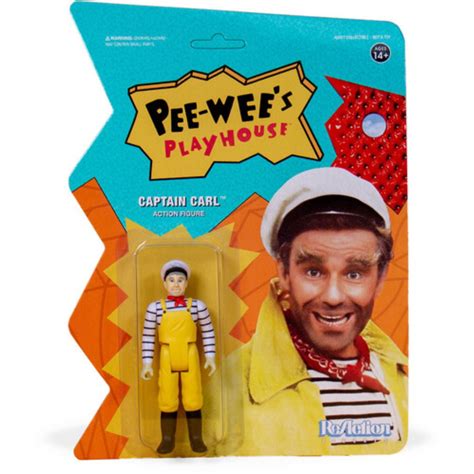 9.25" Pee Wee's Playhouse Reaction Captain Carl Figure - Walmart.com