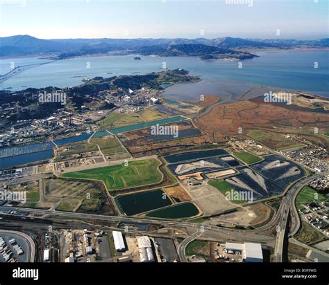 aerial above Chevron Refinery Richmond California Stock Photo - Alamy