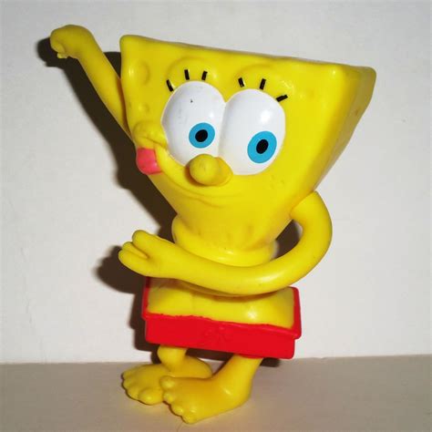 McDonald's 2012 SpongeBob Squarepants Sport Toys Discus Thrower Figure Only Happy Meal Toy Loose