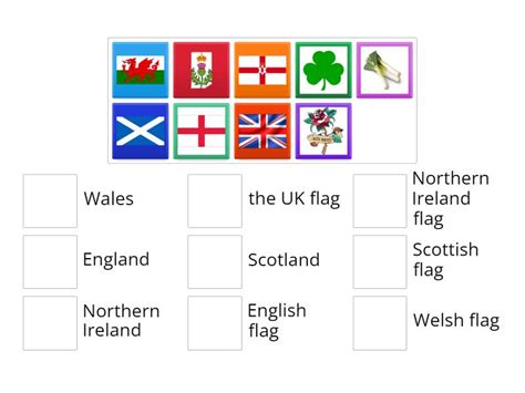 The UK symbols - Match up