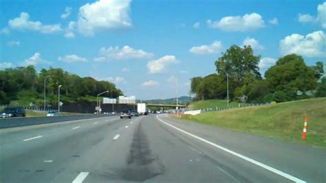 Drivelapse, time lapse driving video on Interstate 65 North & Interstate 40 West in Nashville TN ...