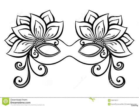 Venetian Mask Drawing at GetDrawings | Free download