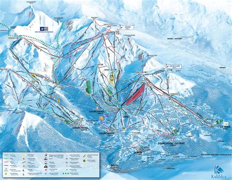 Courchevel Piste Map | J2Ski