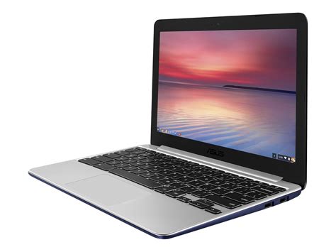 ASUS C201 11.6 Inch Chromebook (Rockchip, 4 GB, 16GB SSD, Navy Blue ...