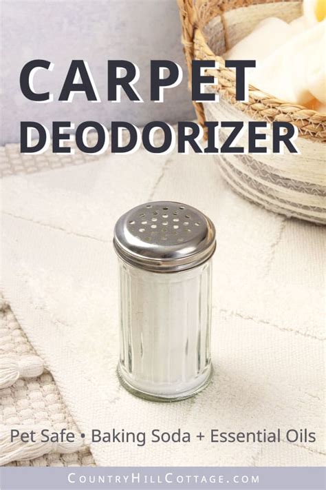 DIY Carpet Powder {Homemade Carpet Deodorizer - Pet Safe}