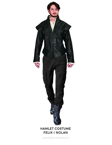 Hamlet Costume - Concept II | Costume design, Theatre costumes, Black ...