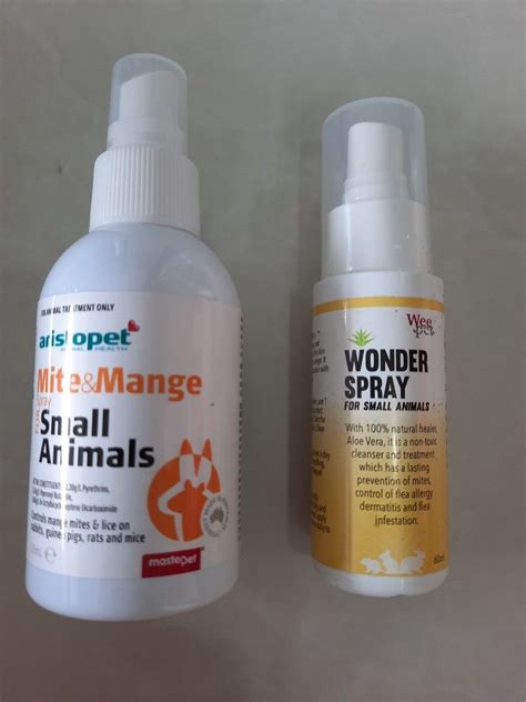 Mite and mange prevention spray, Pet Supplies, Health & Grooming on Carousell