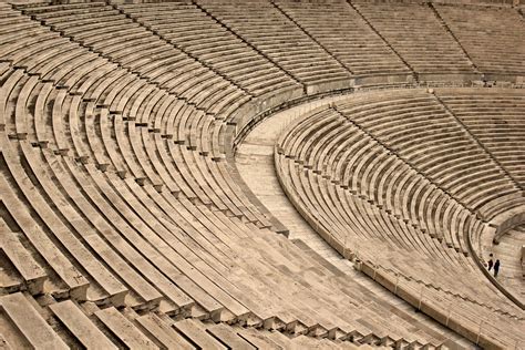 The famous Kallimarmaro stadium - the only stadium in the world built entirely of marble. A ...