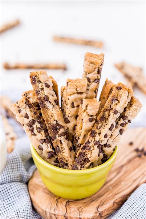 Chocolate Chip Cookie Sticks Recipe | Sugar & Soul