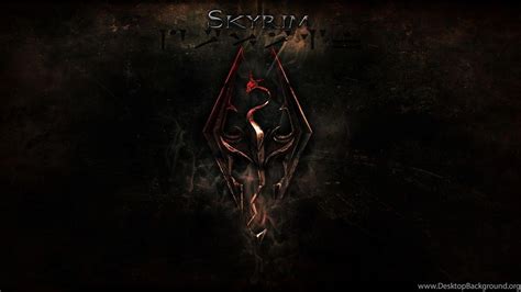 Skyrim Logo Wallpapers - Top Free Skyrim Logo Backgrounds - WallpaperAccess