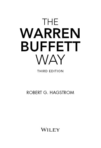 Title - The Warren Buffett Way, + Website, 3rd Edition [Book]