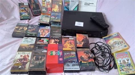 Sony VHS player with remote & VHS movies | #3896583615