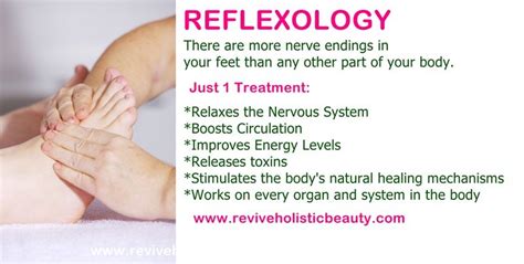 The Health Benefits of Reflexology, treatments available in Stockport