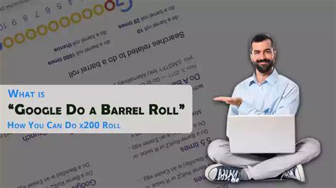 Do A Barrel Roll - How to do Barrel Roll x200 Times [Google]