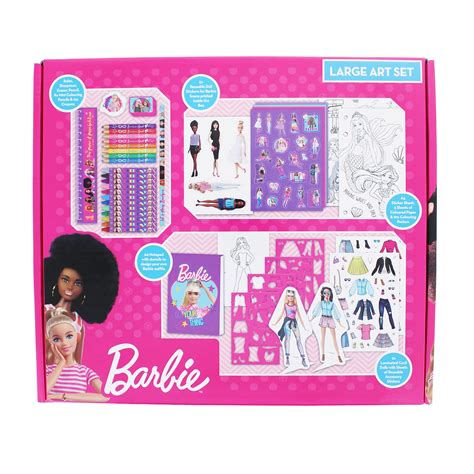 Buy Blueprint Collections Barbie Large Art Set | Large Stationery Set | Barbie Stationery Set ...