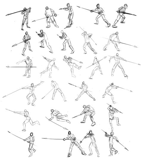 Game of Thrones Spear Poses by TimothyWilson on DeviantArt