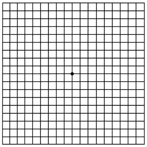 Printable Amsler Grid Eye Test