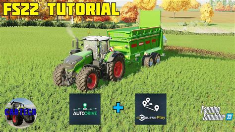 AutoDrive and Courseplay - How to!? FS22 TUTORIAL!! - YouTube