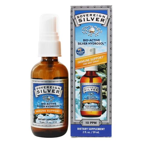 Sovereign Silver Bio-Active Colloidal Silver Hydrosol Throat Spray 10 Ppm, 2 Ounces | Holly Hill ...