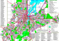 Belfast County Map Area - Map of Ireland City Regional Political