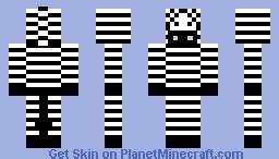 Zebra Skin Minecraft Skin