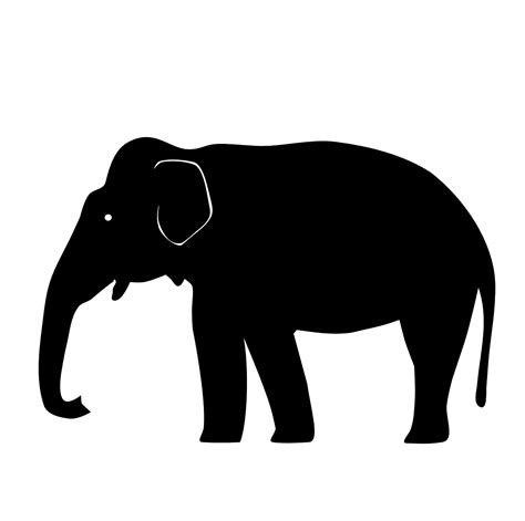 Olifant Aziatische Silhouet · Gratis vectorafbeelding op Pixabay