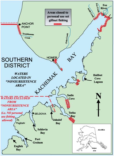 Regulations - Kachemak Bay Personal Use Salmon Gillnet Fishery, Alaska Department of Fish and Game