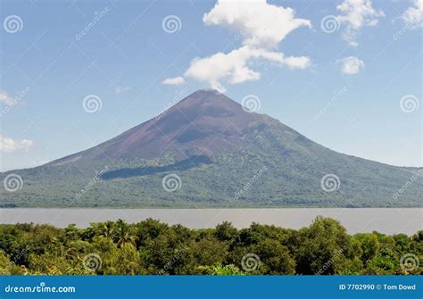 Lake Managua Volcano Scenic Stock Photo - Image of america, countryside ...