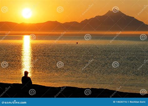 Beach meditation stock photo. Image of wave, peaceful - 14630716