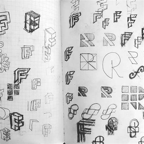 @logolearn on Instagram: “Logo sketches by @george_bokhua” | Logo ...